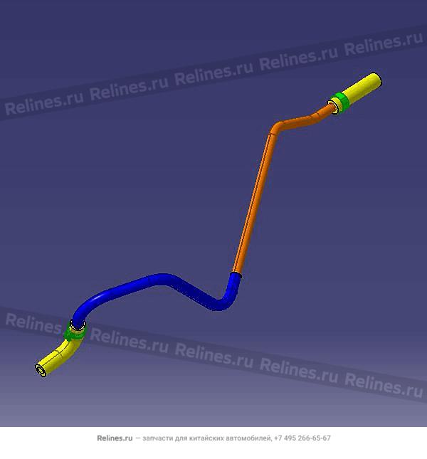 Intake pipe-carbon box - T11-***021