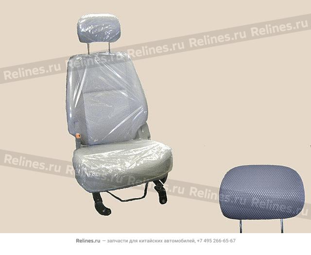 FR seat assy LH(fabric grayish) - 6800100-***B1-1213