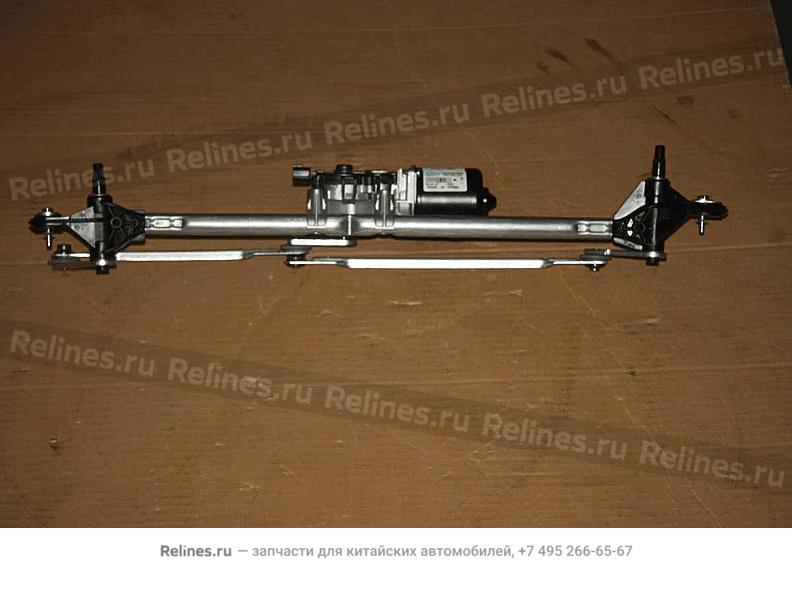 Мотор стеклоочестителя с трапецией в сборе