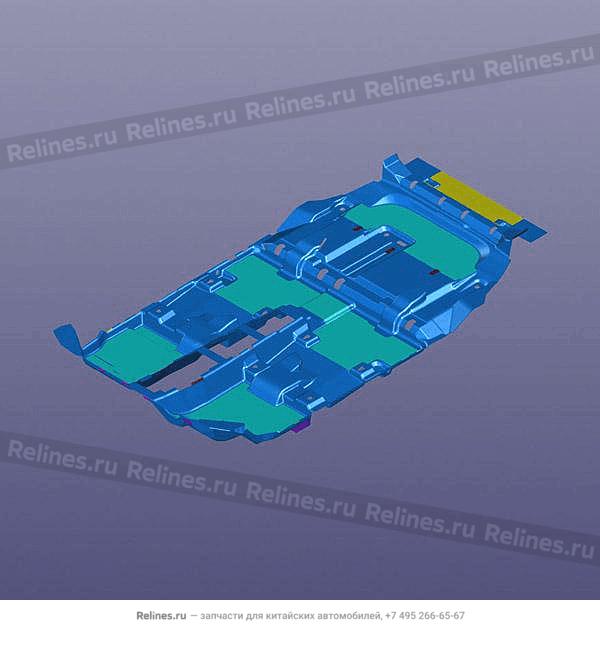 Покрытие пола переднее T1A/T18/T1D