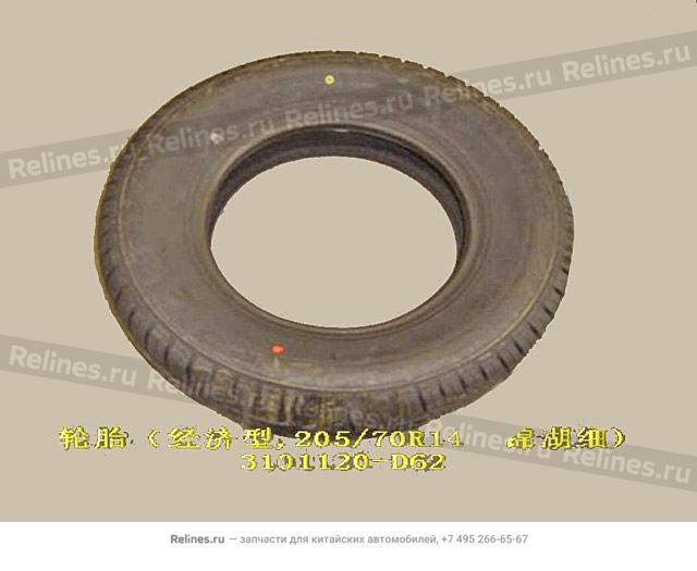 Tyre(economic 205/70R14 jinhu thin)