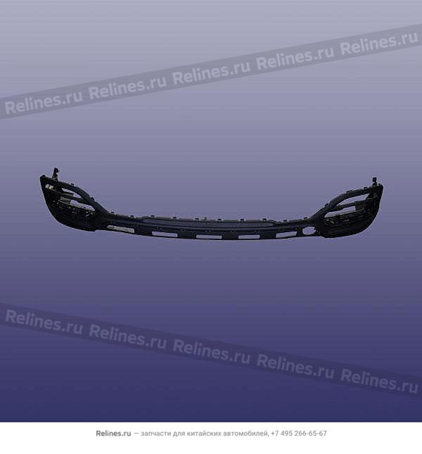 Нижняя часть заднего бампера чёрный пластик T18/T1A