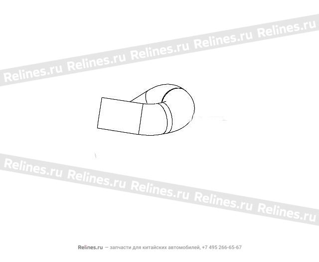 Input water hose-egr cooling device