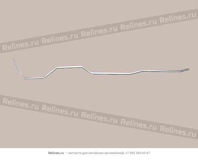 FR section-fuel tank outlet pipe