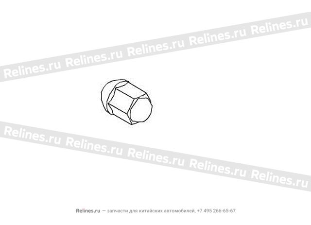 Гайка колесная H6