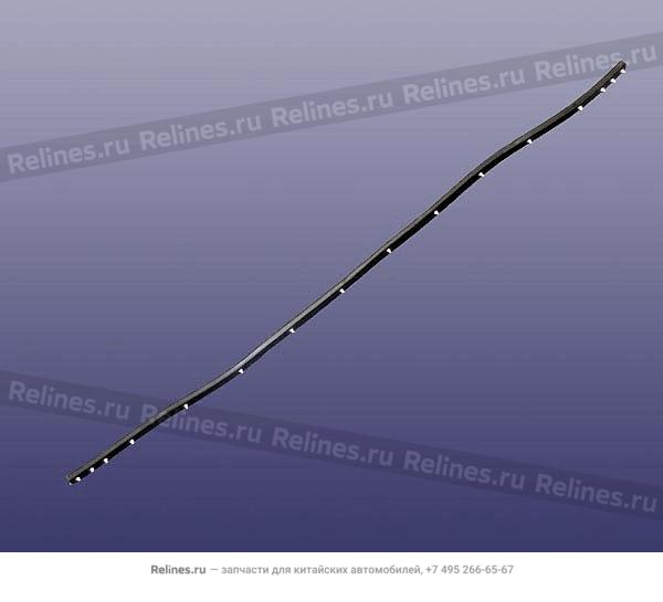 Engine hood seal rear - J52-***541