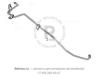 Трубка конденсатора выпускная