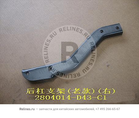 Brkt-rr bumper RH - 28040***43-C1