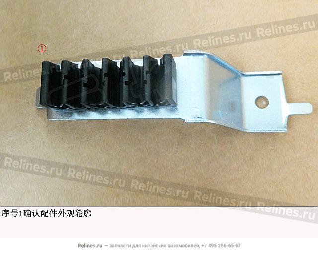 Brkt, six hole pipe clip assy - 35060***Z16A