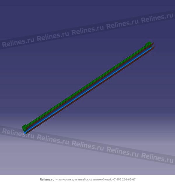 RR door INR beltline weatherstrip LH