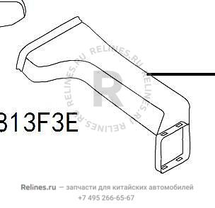 RR air duct - 81230***W09A