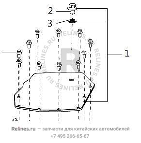 LWR oil pan assy