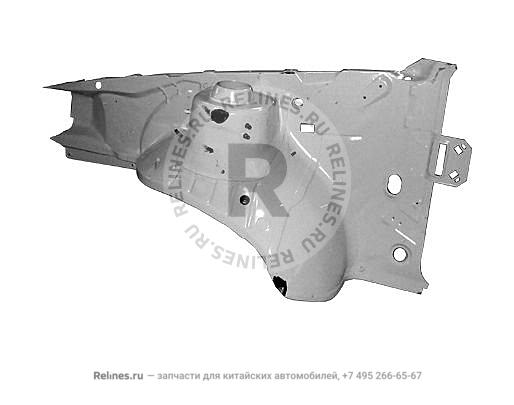 Брызговик лонжерона передний правый