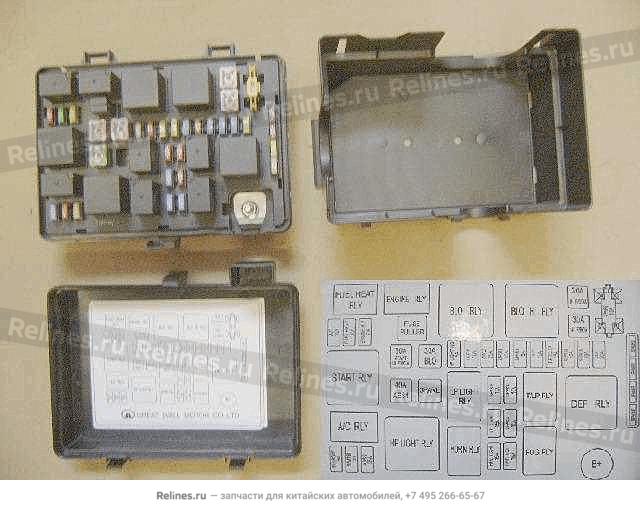 Fuse block assy no.2(english label) - 37222***08-C2