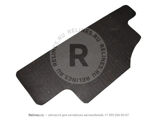 Plate - front asphalt RH (FR floor mat) - T11-***212