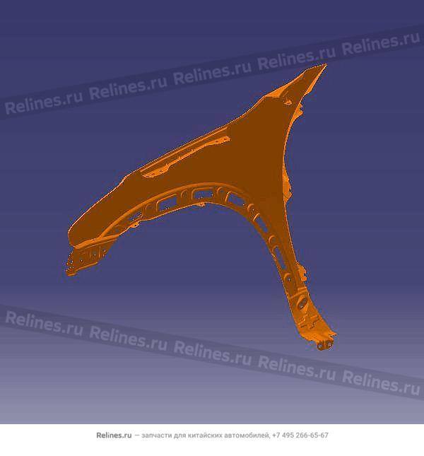 Крыло переднее правое - T15-8***02-DY