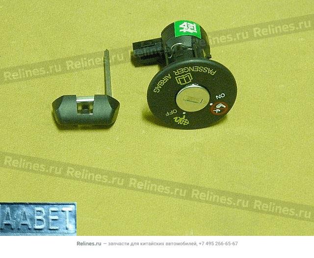 Passenger airbag lock assy