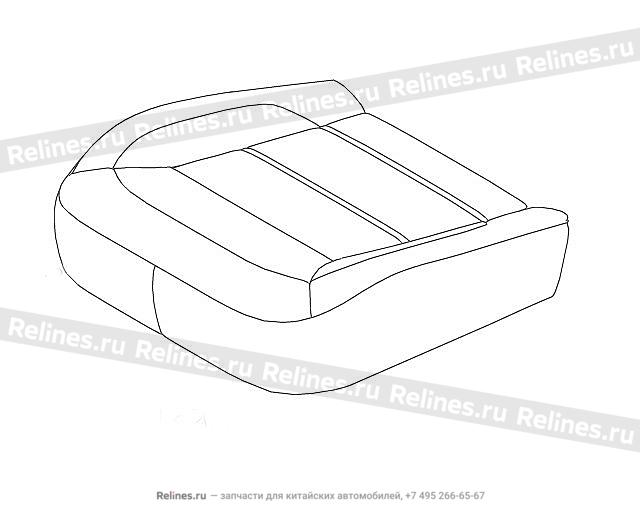 FR passenger cushion foam assy - 69033***W09A