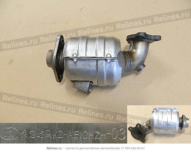 FR exht pipe w/catalytic convertor assy - 12051***Z20A