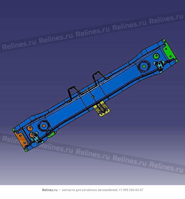 FR bumper crossbeam-sub