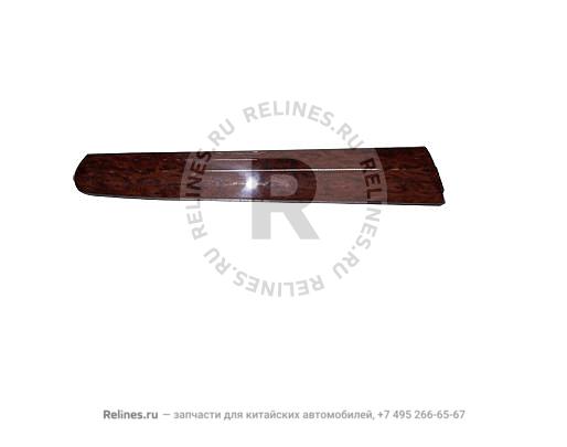 Wooden grain panel - RR door RH