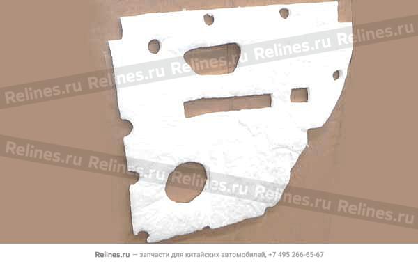 Absorbent cotton-rr door trim