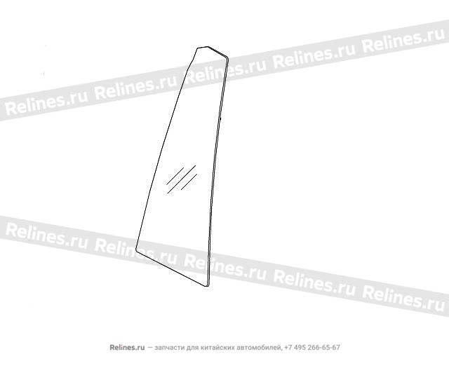 Стекло треугольное двери задней левой