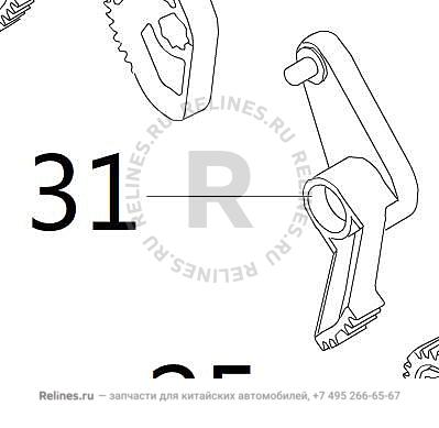 RR mode dial passive gear - 81002***V08A