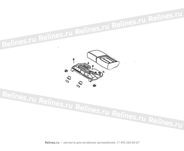 Mid seat cushion assy LH - 700330***09A86