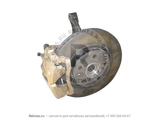 FR steering joint LH assy&disc brake assy