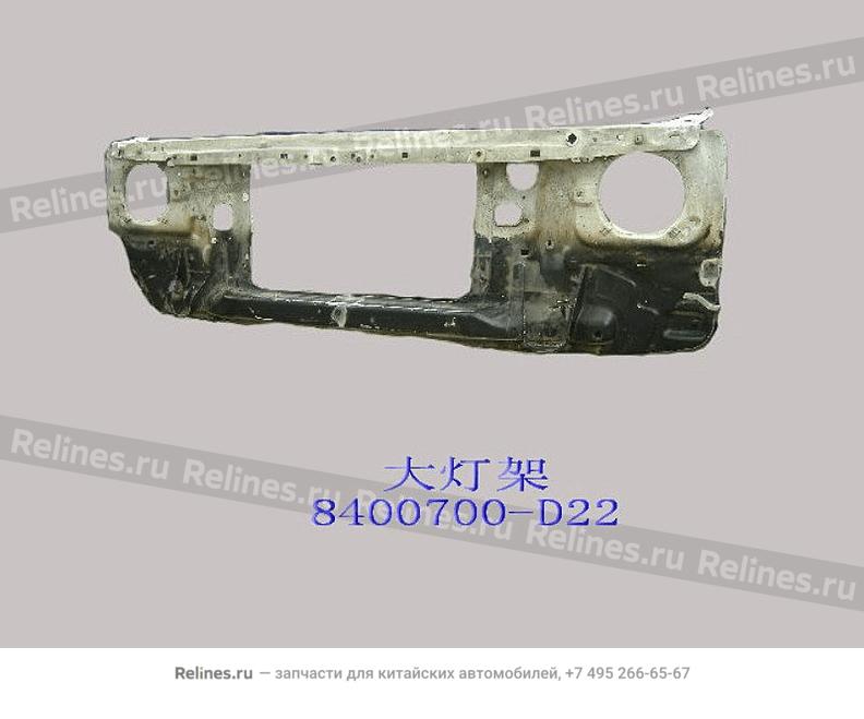 Radiator w/brkt assy(02) - 8400***D22