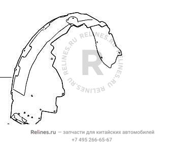 Подкрылок правый - 55121***Q00A