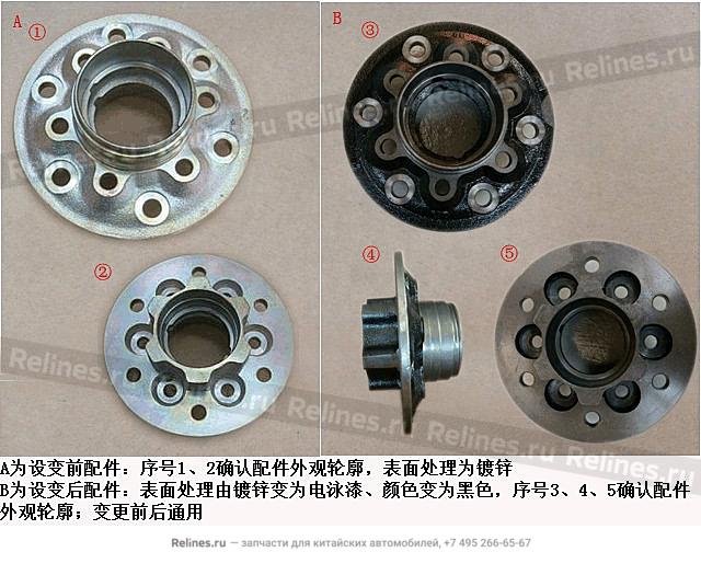 FR wheel hub - 310310***00-B1