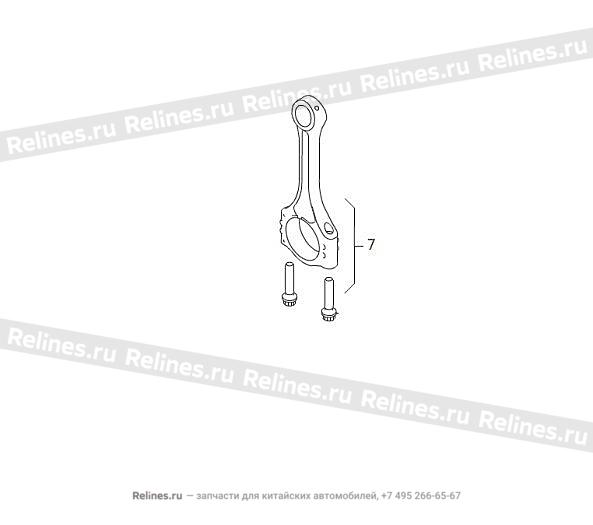 Conn rod assy - 100420***03-2F