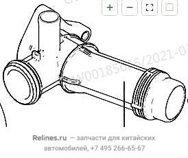 Тройник системы охлаждения