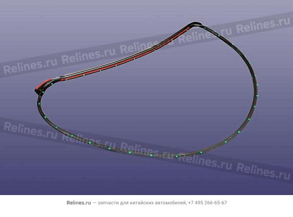 Door frame sealing RR RH - J52-***114