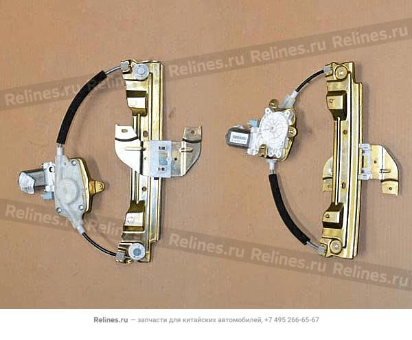 RR glass regulator-lh - M11-6***10DB