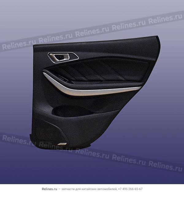 RR door trim-rh