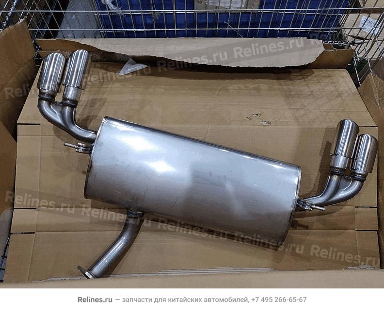 Muffler assy-rr