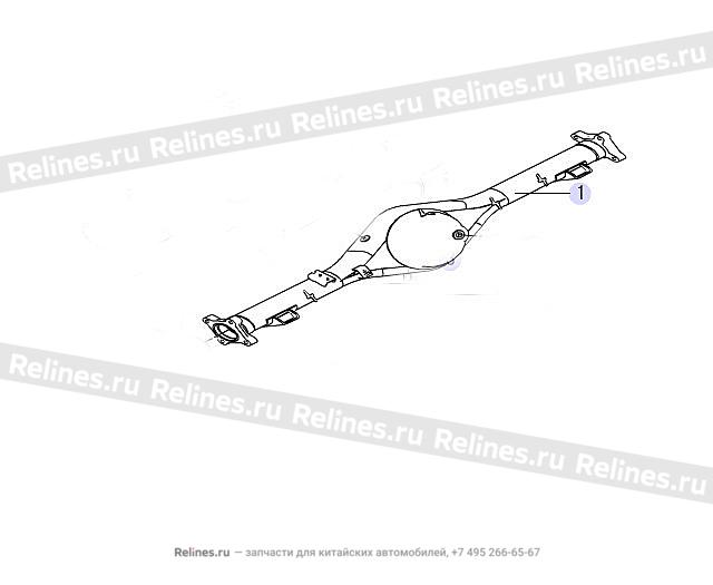 Rear axle housing assy