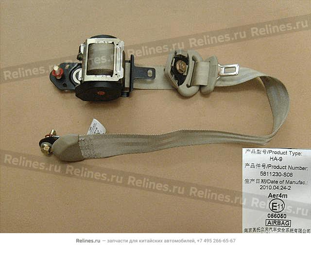 FR seat belt retractor assy LH - 5811***S08