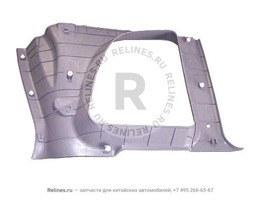 Trim board-rr side panel RH UPR