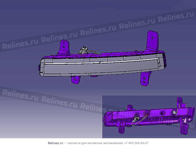 Фонарь дневного освещения левый в сборе - 41371***Z08A