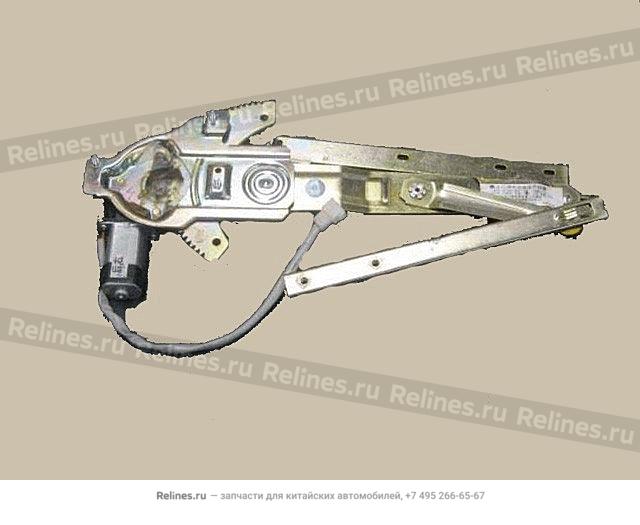 Glass regulator assy-rr door RH(Sing b) - 6204***A05