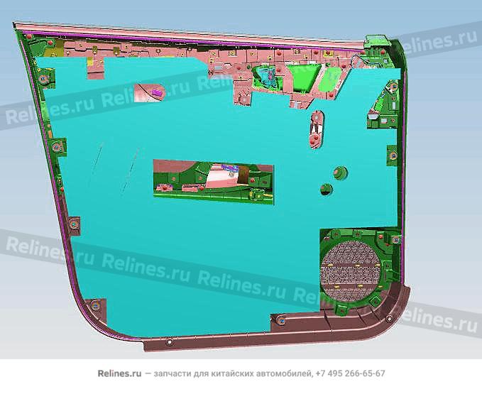 Панель передней обивки двери правая с выключателем T19