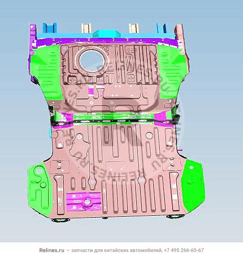 Задняя часть пола - 50100***AADYJ