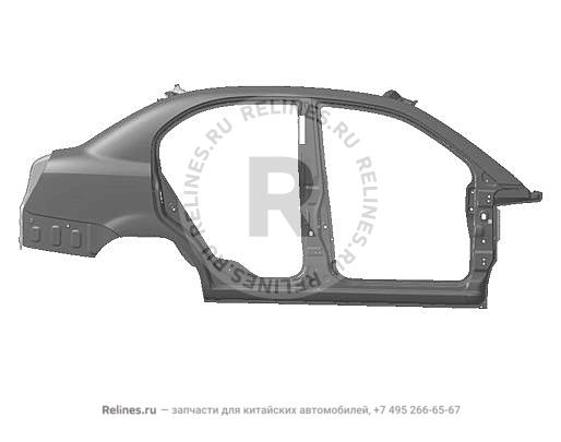 Боковина кузова правая