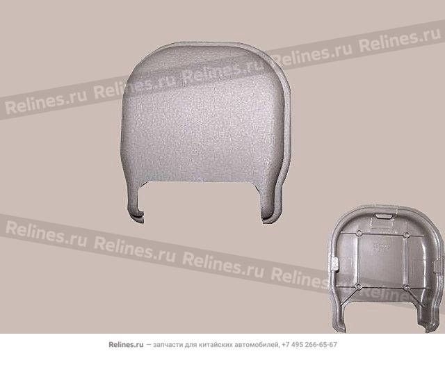 RR cover panel-fr seat(grayish) - 680001***0-1213