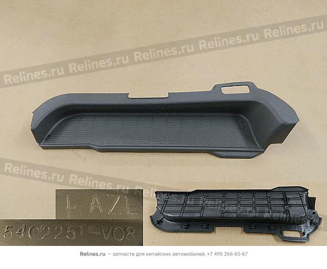 Guard plate-rr doorsill LH - 540225***8-006J