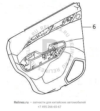 INR guard panel assy RR door LH